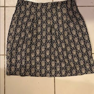 Black and white skirt